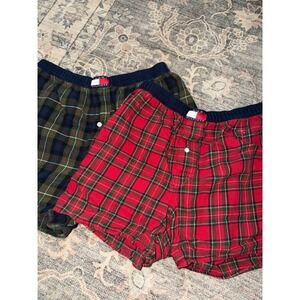 Vintage Tommy Hilfiger Plaid Sleep Shorts Boxers